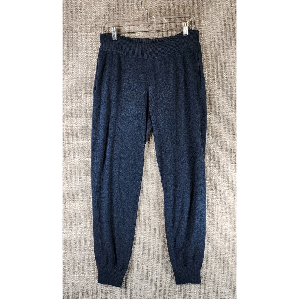 Aritzia Community with Cashmere Knit Joggers Womens XS Blue Pockets 29x27 *Flaw